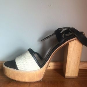 Zara block heels